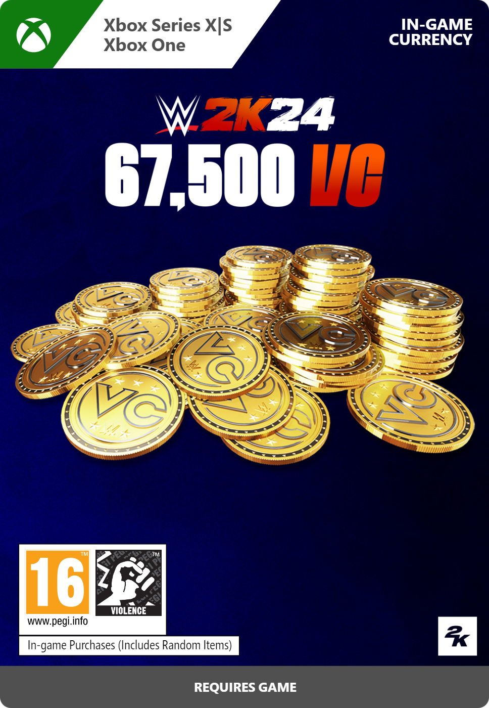 WWE 2K24 67.500 VC